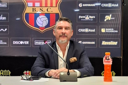 Miguel Montalvo presidente subrogante de Barcelona SC.