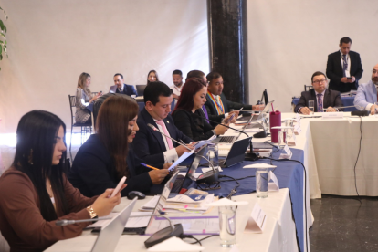 La Comisión de Fiscalización de la Asamblea Nacional lleva a cabo el juicio político a Mario Godoy.