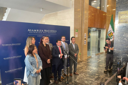 Asambleístas de ADN anunciaron la votación del informe en el juicio político a Mario Godoy, presidente de la Judicatura.