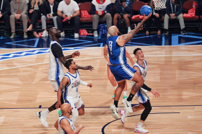 La disputa de partido entre estrellas es una de las actividades del fin de semana de estrellas.