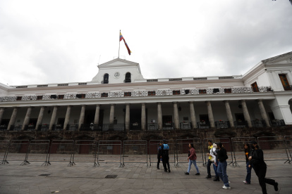 Palacio de Carondelet, en Quito, donde se ejecutará la adecuación de tres baños bajo proceso de licitación pública.