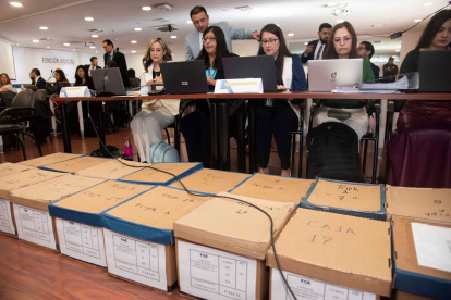 El segundo día de la audiencia de juzgamiento en el caso Triple A se desarrolló este 14 de marzo de 2026.