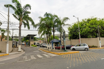 Esta es la garita 2 de la urbanización Puerto Azul que se propone trasladar debido a la construcción del megaproyecto inmobiliario comercial Blue Town Center.