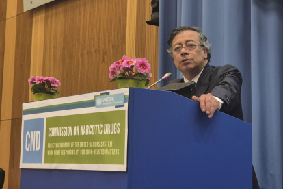 Fotografía de archivo del presidente de Colombia, Gustavo Petro.