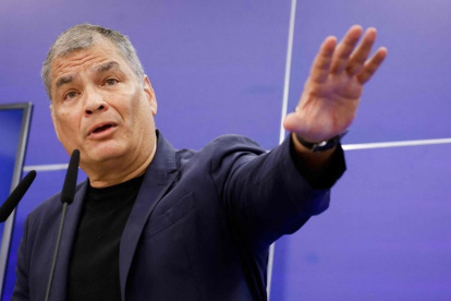 El expresidente de la República, Rafael Correa.