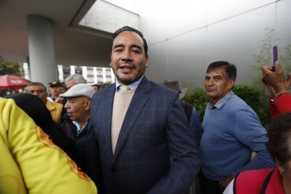 El asambleísta Juan Andrés González es jefe del bloque correísta en la Asamblea.