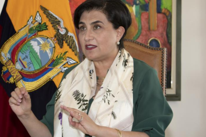 La canciller ecuatoriana Gabriela Sommerfeld negó las declaraciones del presidente colombiano Gustavo Petro.