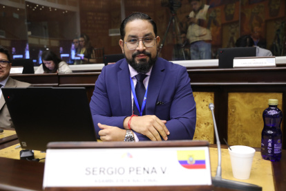 El asambleísta correísta Sergio Peña fue mocionado por ADN para integrar el Consejo de Administración Legislativa (CAL) y el Comité de Ética.