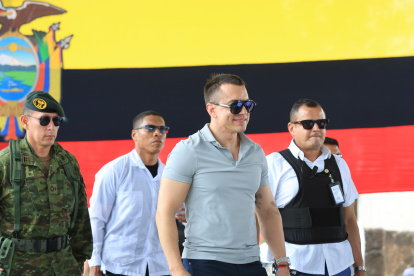 El presidente Daniel Noboa fue reelecto en 2025 y su periodo se extiende hasta el 2029.