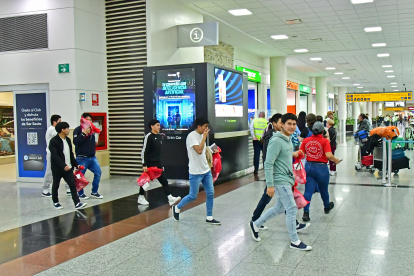 El aeropuerto de Guayaquil, José Joaquín de Olmedo.