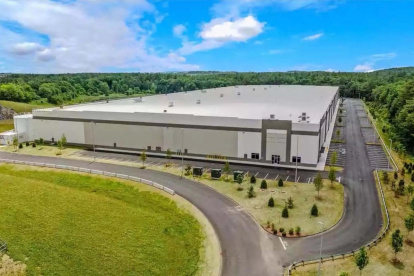 Imagen que simula el nuevo centro de detención para migrantes propuesto para su construcción en Merrimack (EE.UU.).