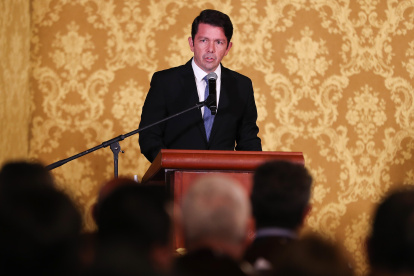 Fotografía de archivo del ministro de Gobierno de Ecuador, el exasambleísta Francisco Jiménez.