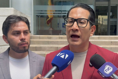 El concejal Andrés Campaña presnetó la acción de incostitucionalidad este 23 de febrero de 2026.