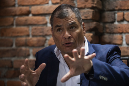 Rafael Correa se pronunció en su cuenta de X.