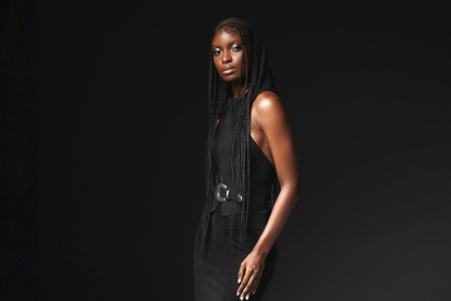 La modelo Kim Angulo para EXPRESIONES.