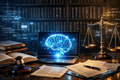 Imagen referencial sobre abogados que usan Inteligencia Artificial.