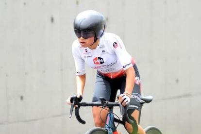 La ciclista ecuatoriana Natalie Revelo ha impresionado con su nivel en las competencia en Europa, por lo cual ahora conformará un equipo de Francia.