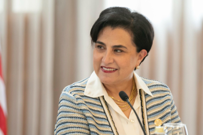 Gabriela Sommerfeld, canciller de Ecuador.