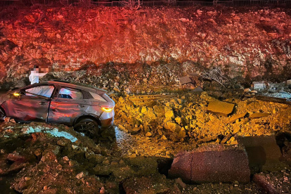 Carretera en Jerusalén fue impactada por un misil iraní