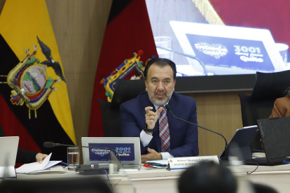 Pabel Muñoz en la sesión del Concejo del 24 de febrero de 2026.