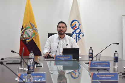 Andrés Fantoni, presidente del CPCCS, se pronunció sobre el concurso para fiscal general.