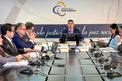 El pleno del Consejo de la Judicatura destituyó a los jueces Christian Quito y Gabriela Lara.