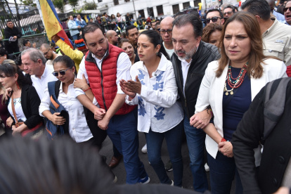 La prefecta Paola Pabón y el alcalde de Quito Pabel Muñoz anunciaron que irán a la Corte Constitucional.