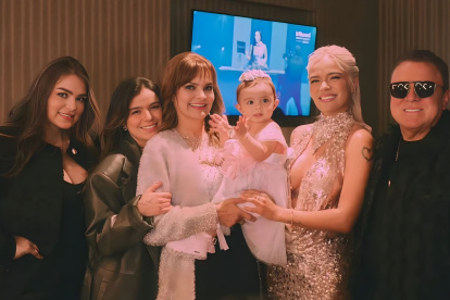 Karol G y su familia.