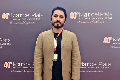 Iñaki durante la 40.ª edición del Festival de Mar del Plata, en Argentina, en 2025, donde presentó 'Zapatos hechos a mano', un thriller neo noir.