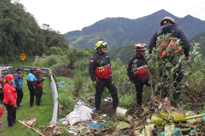 El cuerpo de Héctor Enríquez fue localizado en una hondonada de la vía Alóag – Santo Domingo, tras siete días de intensa búsqueda.