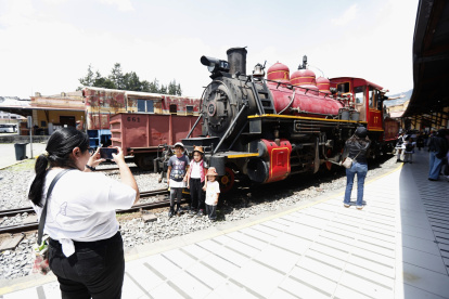 En la estación de trenes de Chimbacalle se realizan eventos puntuales, como ferias.