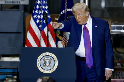 Gobierno. Trump anunció el pasado sábado que impondría un arancel global del 15 %. La expectativa es saber como lo sostendrá.