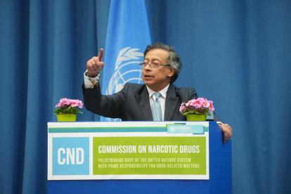 El presidente de Colombia, Gustavo Petro, cuestionó en Viena la iniciativa estadounidense Escudo de las Américas.