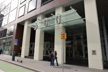 otografía del 25 de febrero de 2026 del exterior de la sede de la empresa Anthropic en San Francisco, California