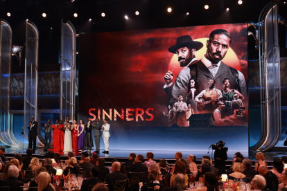 La pelicula Sinners se hizo acreedora del premio más importante de la noche.