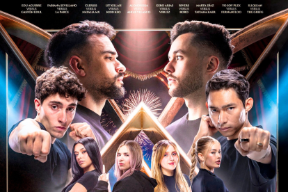 El póster oficial de la Velada del Año VI.