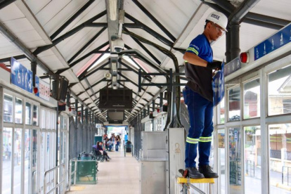 Referencial.Se realizarán trabajos en la estructura de la parada en Las Monjas.