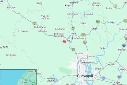Fuerte temblor en Ecuador este jueves.