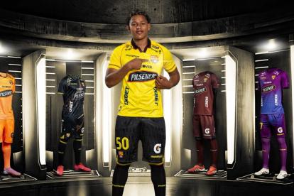 Johan García uno de los jívenes de Barcelona SC 2026.