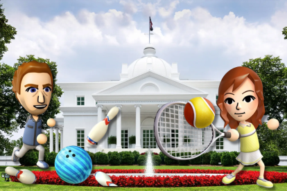 Como si de una partida de 'Wii Sports' se tratatara, la Casa Blanca celebra sus victorias en la guerra con Irán.