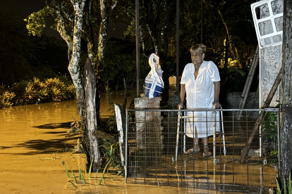 El sector El Guabal fue uno de los más golpeados por el temporal invernal en Chone