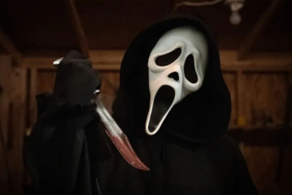 El personaje de Ghostface.