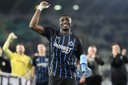 Joel Ordóñez, el ecuatoriano de Brujas, es figura en Champions League.