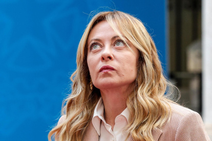 Imagen de la primera ministra de Italia, Giorgia Meloni.
