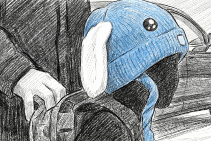 Ilustración hecha con IA. Liam Cornejo, de 5 años, habría sido usado como señuelo para capturar a su familia, que tenía un trámite de asilo en proceso con EE.UU.