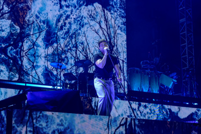 Con sus magníficos movimientos el cantante y actor español, deslumbró a los guayaquileños