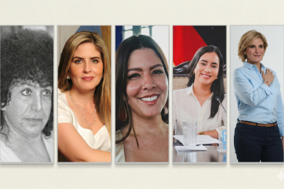 Collage de las mujeres que han ejercido como la máxima autoridad de la ciudad de Guayaquil.