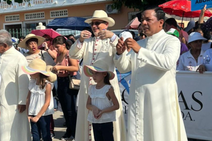 Procesión por la vida en la diócesis de Daule