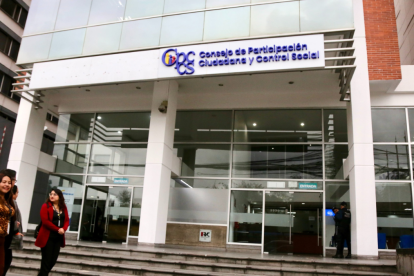La sede del CPCCS en Quito, escenario de la disputa institucional tras la acusación de Villacís contra Fantoni por desconocer el fallo que la habilita para integrar la Judicatura.