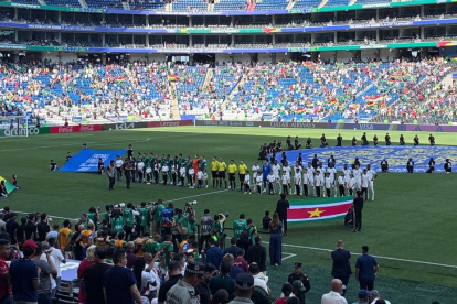 Bolivia y Suruna se vieron las caras en el estadio de Monterrey, México.